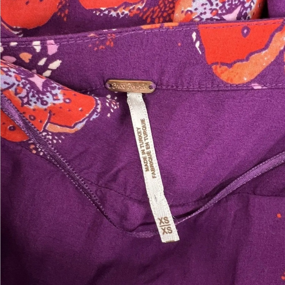 Free People Tuscan Dreams long sleeve tunic top EUC - Picture 8 of 8